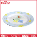 Food contact test natural dinner plate for kids